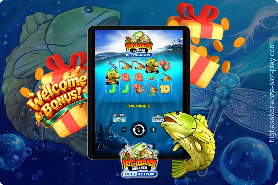 Bonuses and promotions from UK casinos that can be used on the Big Bass Bonanza – Reel Action slot