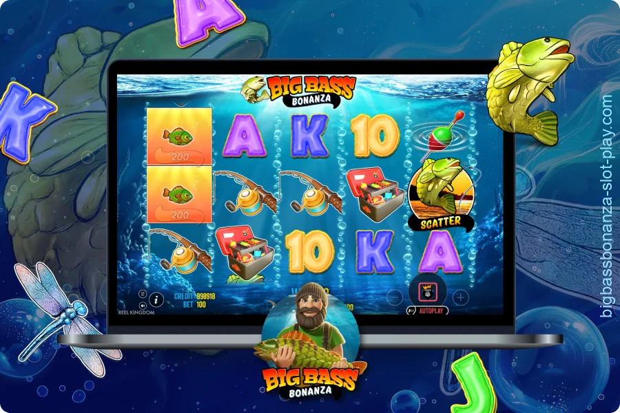 General information about the Big Bass Bonanza online slot in the UK